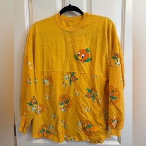 Disney orange bird spirit Jersey, size small